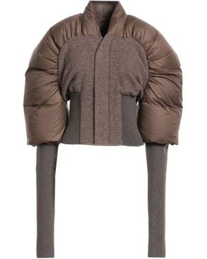 Rick Owens Doudoune Plumes Ou Synthétique - Marron