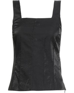 SKILLS & GENES Top Cotton, Polyamide - Black