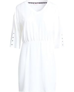 Liu Jo Mini Dress Modal, Polyester, Elastane - White