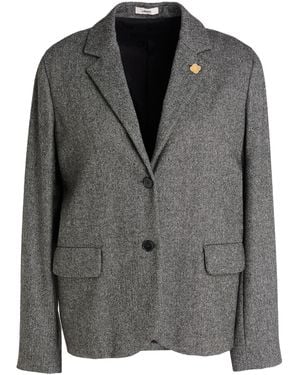 Lardini Blazer Virgin Wool, Alpaca Wool, Nylon, Rubber - Black