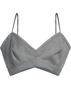 Dorothee Schumacher Top Virgin Wool, Polyester, Polyamide, Elastane - Gray