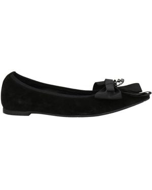 Ras Ballet Flats Leather - Black