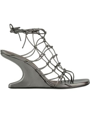 Rick Owens Sandals Leather - White