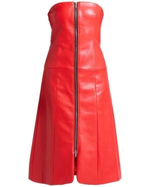 Erika Cavallini Semi Couture Robe midi - Rouge