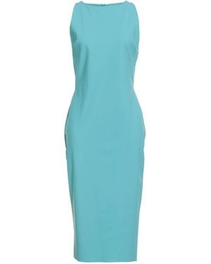 La Petite Robe Di Chiara Boni Midi Dress Polyamide, Elastane - Blue