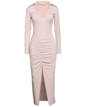 Self-Portrait Midi Dress - Pink