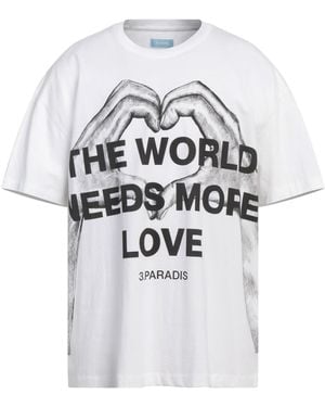 3.PARADIS T-shirts - Weiß