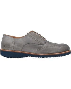 Exton Lace-Up Shoes Leather - Gray