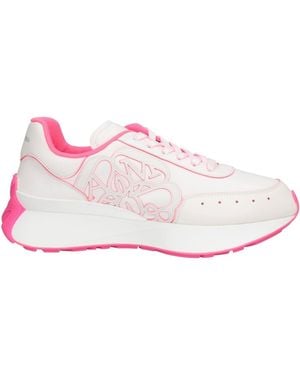 McQueen Sneakers Soft Leather - Pink