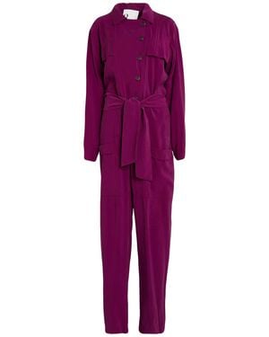 8pm Jumpsuit Rayon, Polyester - Purple