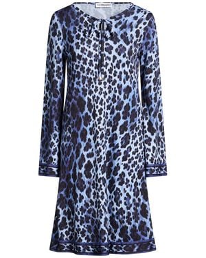 Leonard Paris Mini Dress Polyamide - Blue