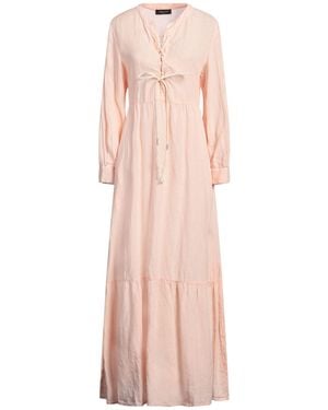 Fabiana Filippi Terra Maxi Dress Linen - Pink