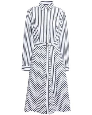 Lacoste Midi Dress Cotton - White