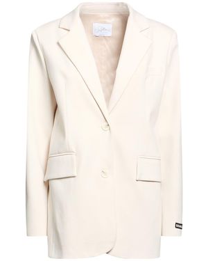 Soallure Blazer Viscose, Nylon, Elastane - Natural