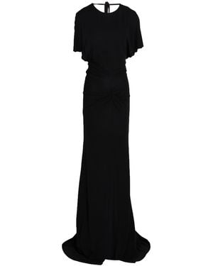 Elisabetta Franchi Carpet Maxi Dress Viscose - Black