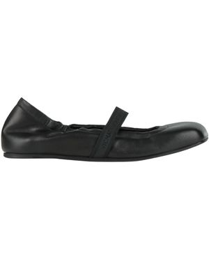 Vic Matié Ballet Flats Leather - Black