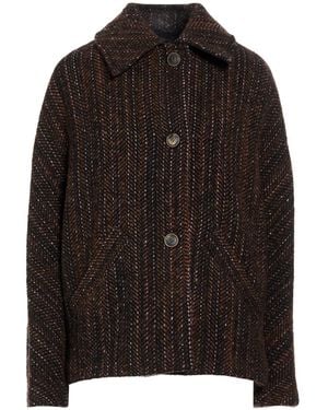Momoní Coat Virgin Wool, Polyester - Black