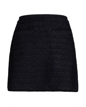 The Mannei Mini Skirt Cotton, Viscose - Black