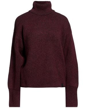 Maison Kitsuné Rollkragenpullover - Rot