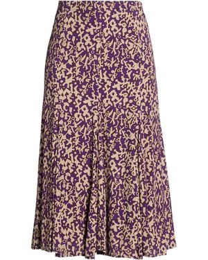 Ottod'Ame Midi Skirt Viscose - Purple