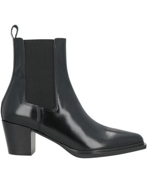 Bianca Di Ankle Boots Leather - Black