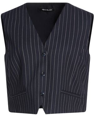 Pennyblack Midnight Tailored Vest Viscose, Polyester, Polyamide, Elastane, Acetate - Blue