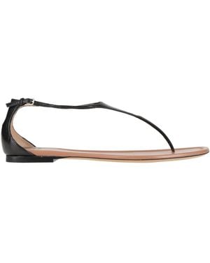 Francesco Russo Thong Sandal Leather - Brown