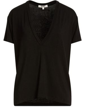 Joah Brown T-Shirt Modal, Elastane - Black