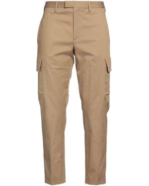 Neil Barrett Sand Trousers Cotton, Elastane - Natural