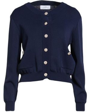 Soallure Midnight Cardigan Viscose, Polyamide - Blue