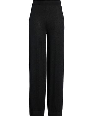 Peserico Trousers Cotton, Viscose, Metallic Fibre, Polyester - Black