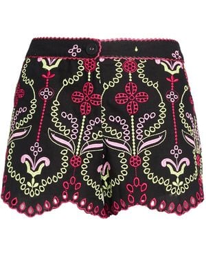 Charo Ruiz Shorts & Bermuda Shorts Cotton, Polyester, Linen - Red