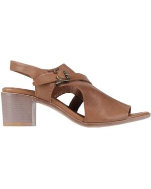 BUENO Sandals Leather - Brown