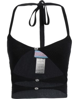 ELEONORA GOTTARDI Top Viscose, Polyester - Black