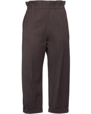 Hache Dark Pants Polyester, Virgin Wool, Elastane - Gray