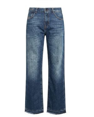 Manila Grace Jeanshose - Blau