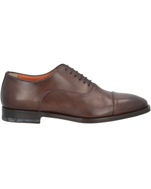 Santoni Lace-Up Shoes Leather - Brown