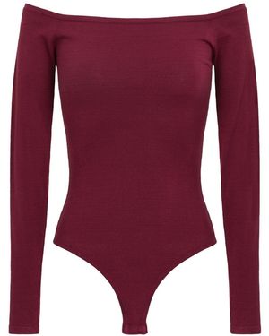 8 by YOOX Bodysuit - Purple