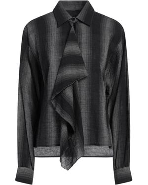 High Use Shirt Viscose, Cotton, Virgin Wool - Black