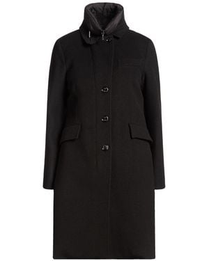 Moorer Coat Wool, Cashmere - Black