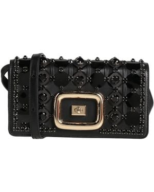 Roger Vivier Cross-Body Bag Leather - Black