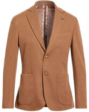 Bob Blazer Polyester, Viscose, Elastane - Brown