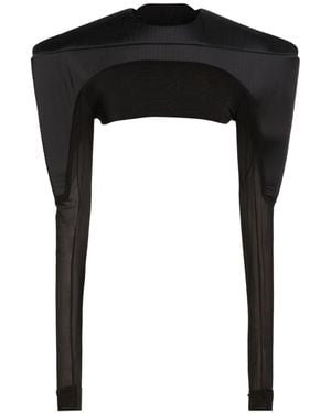 Rick Owens Shrug Acetate, Viscose - Black