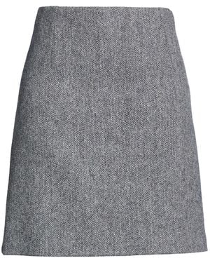 Weekend by Maxmara Mini Skirt Virgin Wool - Grey