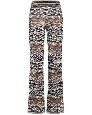 Missoni Trousers Viscose, Wool, Polyamide, Elastane - Grey