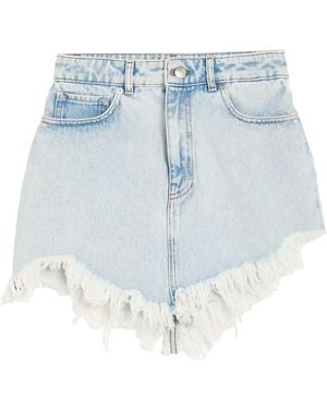 Gcds Denim Shorts Cotton - Blue