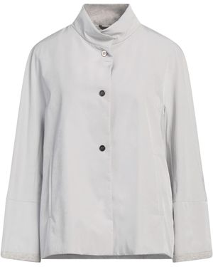 Cinzia Rocca Icons Light Jacket Polyester, Polyamide, Cotton - Gray