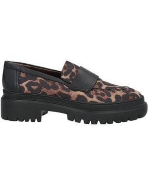 KARIDA Loafers Textile Fibers, Leather - Black