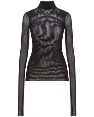 RUE DU BAC Top Polyamide, Elastane - Black