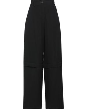 Isabel Benenato Trousers Virgin Wool, Viscose - Black